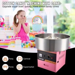 Hattarakone 1000W suuri kulho 6 hattaraa minuutissa vaaleanpunainen elintarvikekelpoinen ruostumaton teräs