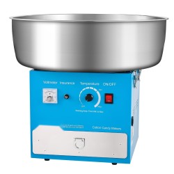 Sähkökäyttöinen hattarakone 1000W 52 cm ruostumaton teräskulho sokerilusikka säilytyslaatikko