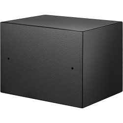 Kassakaappi Q235 terästä 0 8 kuutiojalkaa musta sormenjälki koodilukko 2 avainta seinäkiinnitys