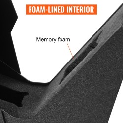 Pistoolin turvalipas teräsrunkoinen sormenjälkilukolla 120 sormenjälkeä pehmustettu sisäosa