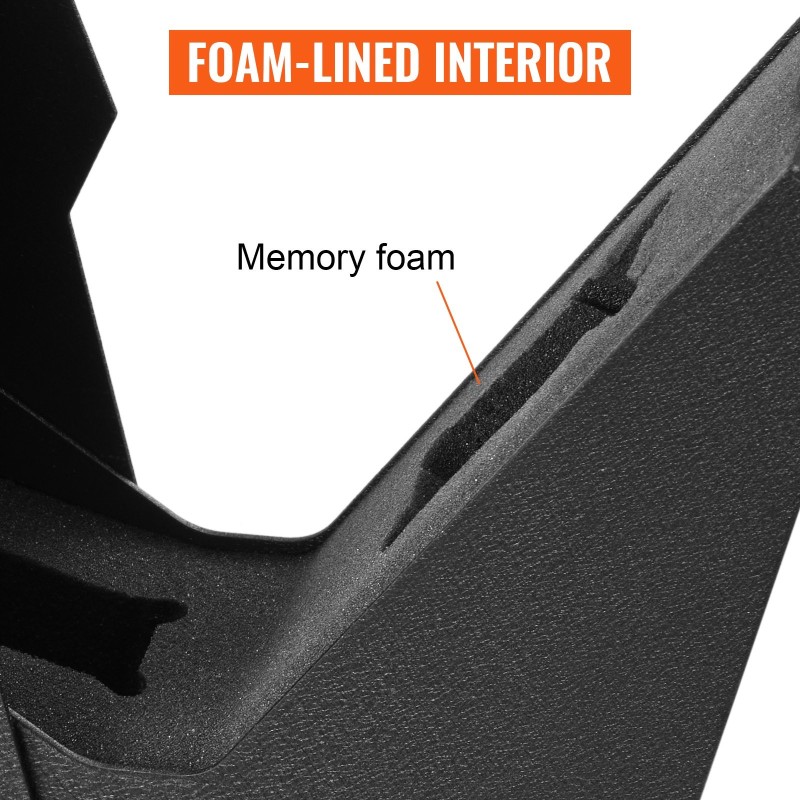 Pistoolin turvalipas teräsrunkoinen sormenjälkilukolla 120 sormenjälkeä pehmustettu sisäosa