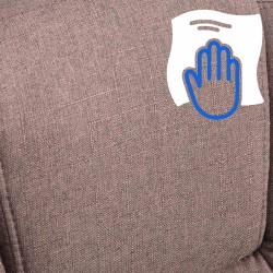 Ergonominen toimistotuoli säädettävällä korkeudella ja keinumekanismilla