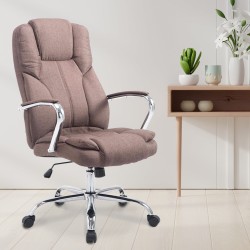 Ergonominen toimistotuoli säädettävällä korkeudella ja keinumekanismilla