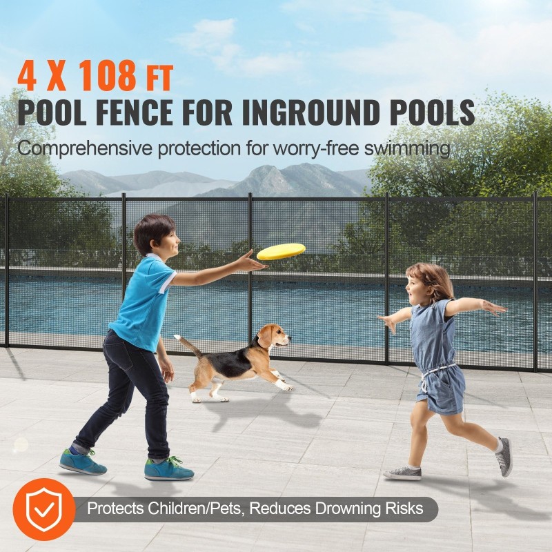 Uima-allasaita 1,21 × 32,91 m 340 g PVC-verkko alumiinitolpat irrotettava