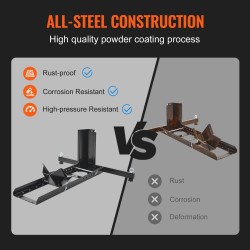 Moottoripyörän pyöräkiila teräs säädettävä 15–22 tuumaa vanteille