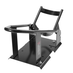 Irrotettava moottoripyörän etupyöräkiila teräs säädettävä renkaan leveys 76 203 mm vanne 15 21 tuumaa