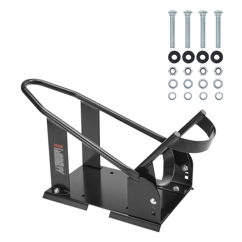 Irrotettava moottoripyörän etupyöräkiila teräs säädettävä renkaan leveys 76–203 mm vanne 15–21 tuumaa