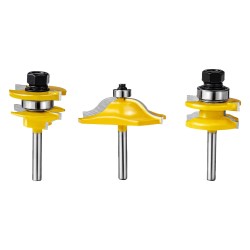 Jyrsinteräsarja 3 osaa YG8 kovametalli 6 35 mm varsi puukotelo puuntyöstöön