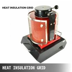 Sulatusuuni kahden kilogramman digitaalinen automaattinen jalometallien sulatukseen grafiittiupokas