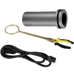 Sulatusuuni kahden kilogramman digitaalinen automaattinen jalometallien sulatukseen grafiittiupokas