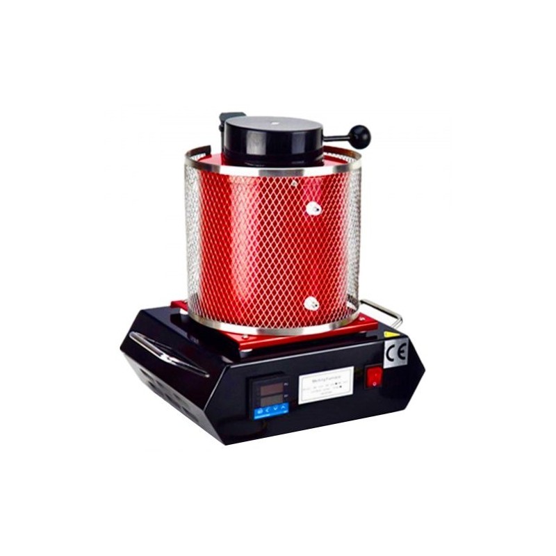 Sulatusuuni kahden kilogramman digitaalinen automaattinen jalometallien sulatukseen grafiittiupokas