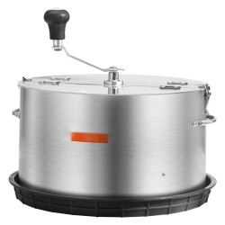 Manuaalinen lehtitrimmeri 16 tuumaa ruostumaton teräs läpinäkyvällä kannella käsisaksilla nuppujen ja kukkien