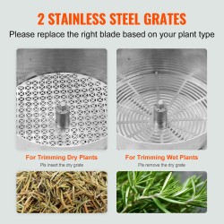 Manuaalinen lehtitrimmeri 16 tuumaa ruostumaton teräs läpinäkyvällä kannella käsisaksilla nuppujen ja kukkien