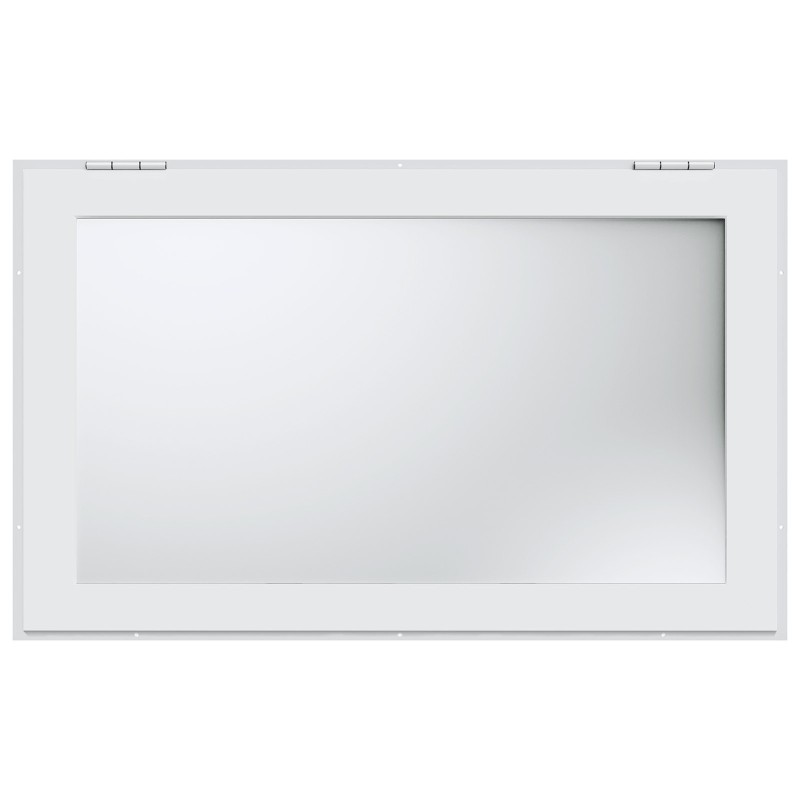 Myyntiluukku ruoka-autoon alumiiniseos 915x610 mm 2 liukuikkunaa markiisiovi ruostumaton teräsverkko