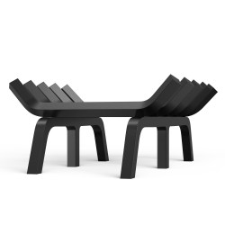 Polttopuuteline jauhemaalatusta teräksestä 19 mm tangoilla 6 jalkaa musta sisä- ja ulkotakkoihin