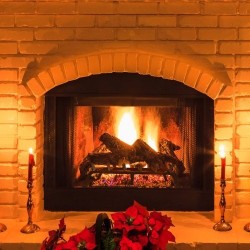 Tukkiritilä jauhemaalattua terästä 27-tuumainen 6 tukijalkaa takkaan ja puu-uuniin