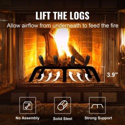 Takkatukkiarina jauhemaalattu teräs kahdeksantoista tuuman kuusi tukijalkaa raskaaseen käyttöön