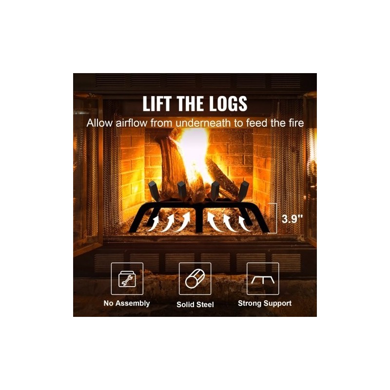 Takkatukkiarina jauhemaalattu teräs kahdeksantoista tuuman kuusi tukijalkaa raskaaseen käyttöön