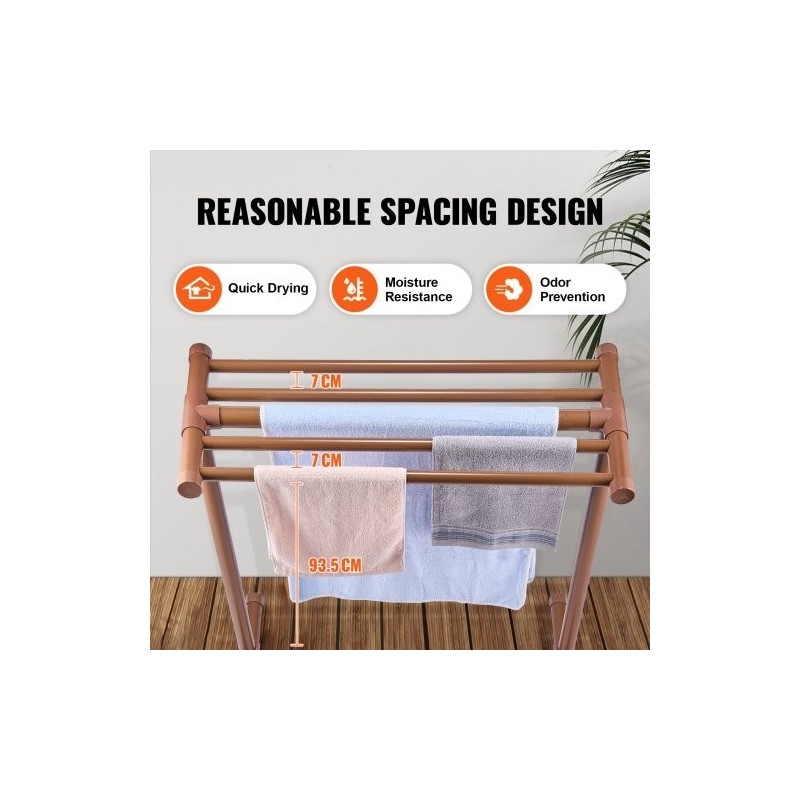 Pyyheteline PVC-putkinen 5 poikkitangolla T-muotoinen vapaasti seisova uima-altaalle