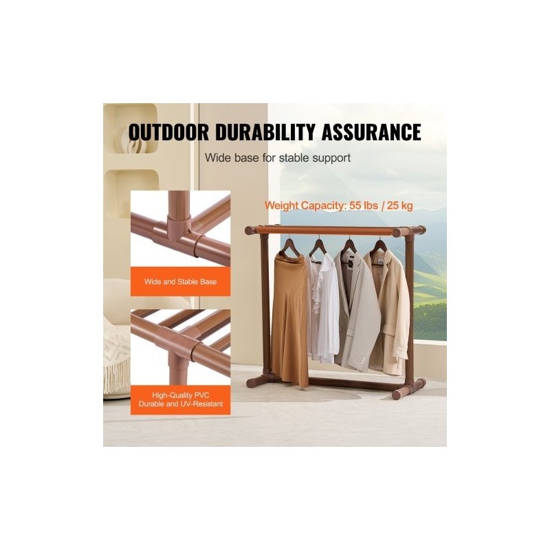 Pyyheteline PVC-putkinen 5 poikkitangolla T-muotoinen vapaasti seisova uima-altaalle