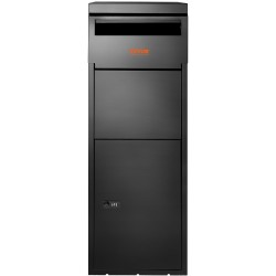 Ulkopakettilaatikko 0,8 mm sinkitty teräs 35,5x29,5x105,5 cm koodilukolla IPX3