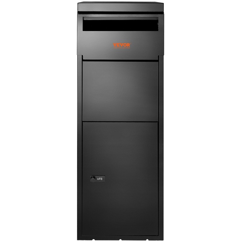 Ulkopakettilaatikko 0,8 mm sinkitty teräs 35,5x29,5x105,5 cm koodilukolla IPX3