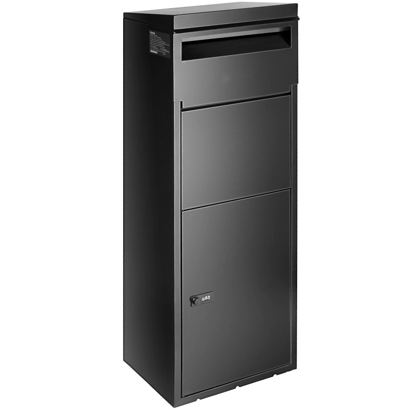 Ulkopakettilaatikko 0,8 mm sinkitty teräs 35,5x29,5x105,5 cm koodilukolla IPX3