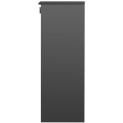 Pakettien toimituslaatikko sinkitty teräs 41 1 x 40 1 x 111 8 cm numerolukolla