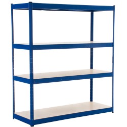 Raskas metallihylly 160x180x60 cm säädettävä 350 kg/hylly