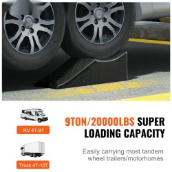 Huoltoramppi PP-muovi 9071,8 kg kantavuus 14 cm nostokorkeus kaksipyöräisille akseleille