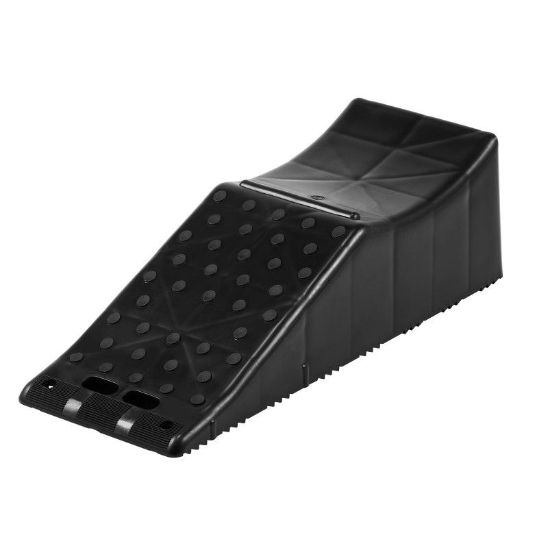 Tandem-pyöräramppi PP-muovi 10 t kuormankesto 140 mm nostokorkeus 2 kpl
