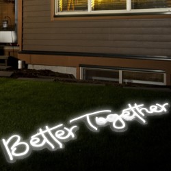 LED-neonkyltti silikoni akryyli 61x25cm ja 43,2x23cm säädettävä kirkkaus kaukosäätimellä