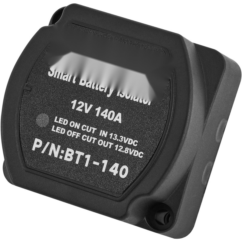 Akkujen erotusrelesarja 12V 140A 2 m kaapelit IP65 automaattinen VSR