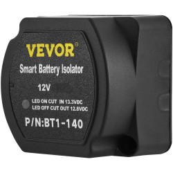 Kaksoisakun erotinsarja 12V 140A jänniteohjattu rele 4 m kaapelit IP65 suojaus