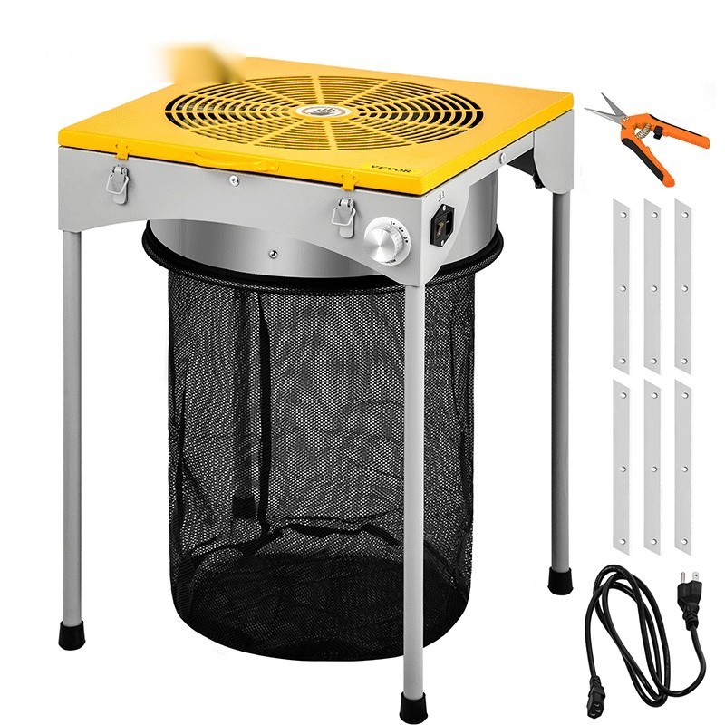 Sähköinen pöytälehtitrimmeri 304 ruostumatonta terästä 18-tuumainen kolmivaihteinen 6 varaterää