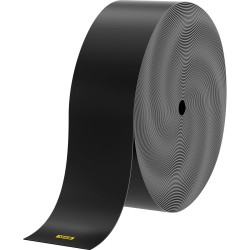 Puutarhan reunalista kierrätetystä HDPE-muovista 45,7 m 25,4 cm taipuisa musta