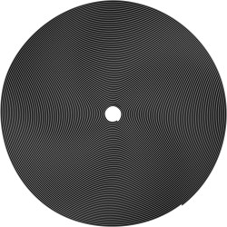 Puutarhan reunalista kierrätetystä HDPE-muovista 45,7 m 25,4 cm taipuisa musta