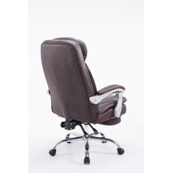 XL-toimistotuoli suurikokoisille säädettävällä jalkatuella ja selkänojalla