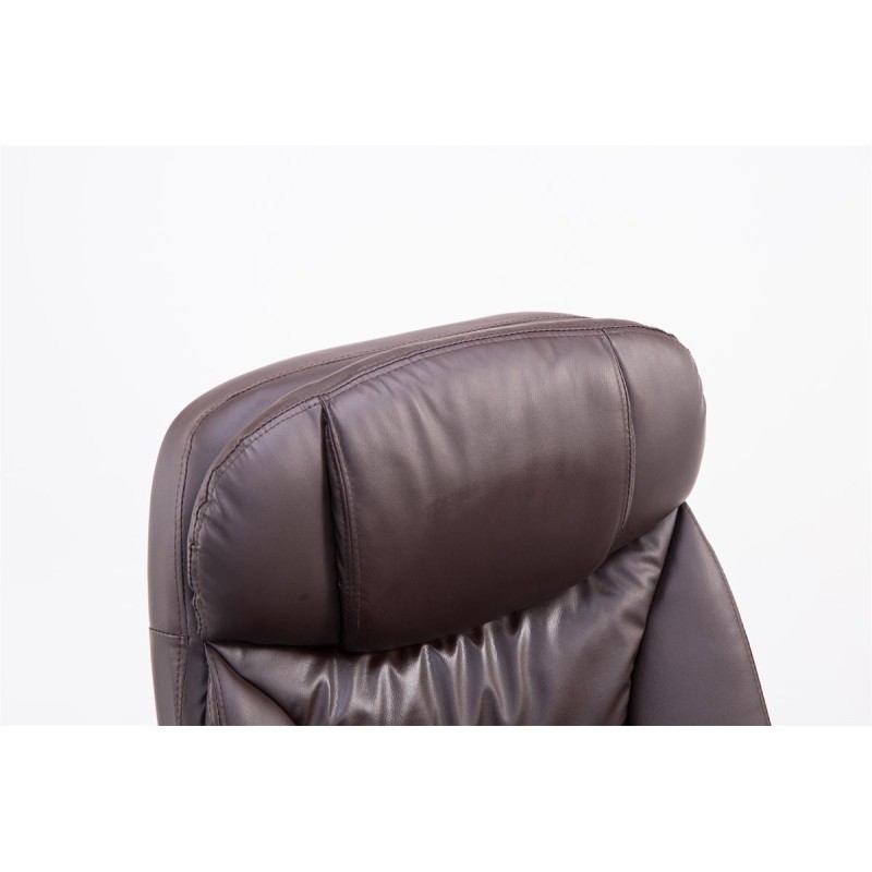 XL-toimistotuoli suurikokoisille säädettävällä jalkatuella ja selkänojalla