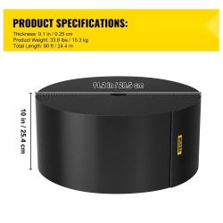 Reunusnauha puutarhaan kierrätetty HDPE 24,4 m 25,4 cm taipuisa leikattava