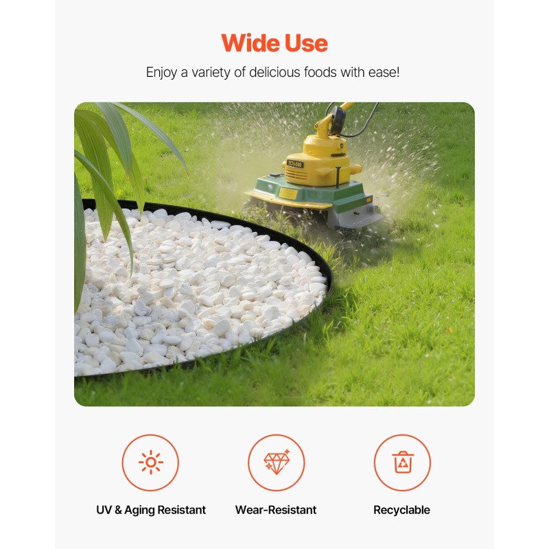 Muovinen reunalista PE-muovi 600 cm pitkä 5 cm korkea 120 maapiikkiä musta