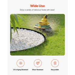 Muovireunalista PE-muovi 3000 x 4 cm 120 maapiikkiä puutarhaan