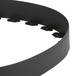 Muovinen nurmikon reunus 2000 cm pitkä 10 cm korkea L muotoinen 30 maakiilaa