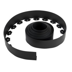 Muovinen puutarhareunus rulla 1000 x 10 cm 30 kiinnikettä 2 maakiilaa