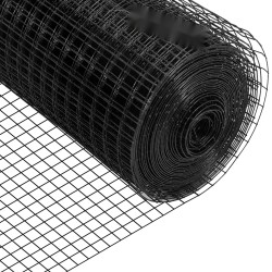 Vinyylipinnoitettu hitsattu teräsverkko 91 x 1524 cm 1 tuuman silmäkoko