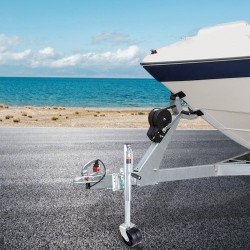 Aisatunkki pultattava hiiliteräsrunkoinen 89,7 cm 907 kg PP-pyörät kampi