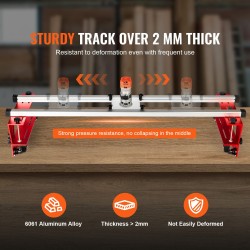 Jyrsinsuksi 6061-alumiiniseos 1625 mm pituus säädettävä leveys 100–270 mm