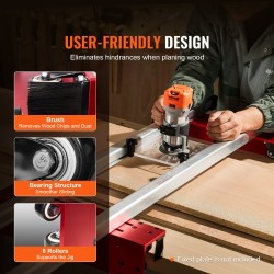 Säädettävä jyrsintäkelkka 6061 alumiiniseoksesta 1525 mm levyjen tasaamiseen