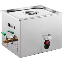 Ultraäänipesuri 15 litraa 304 ruostumatonta terästä säädettävä 36 40 kilohertsiä ajastin lämmitys