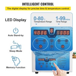 Ultraäänipesuri 15 litraa 304 ruostumatonta terästä säädettävä 36–40 kilohertsiä ajastin lämmitys